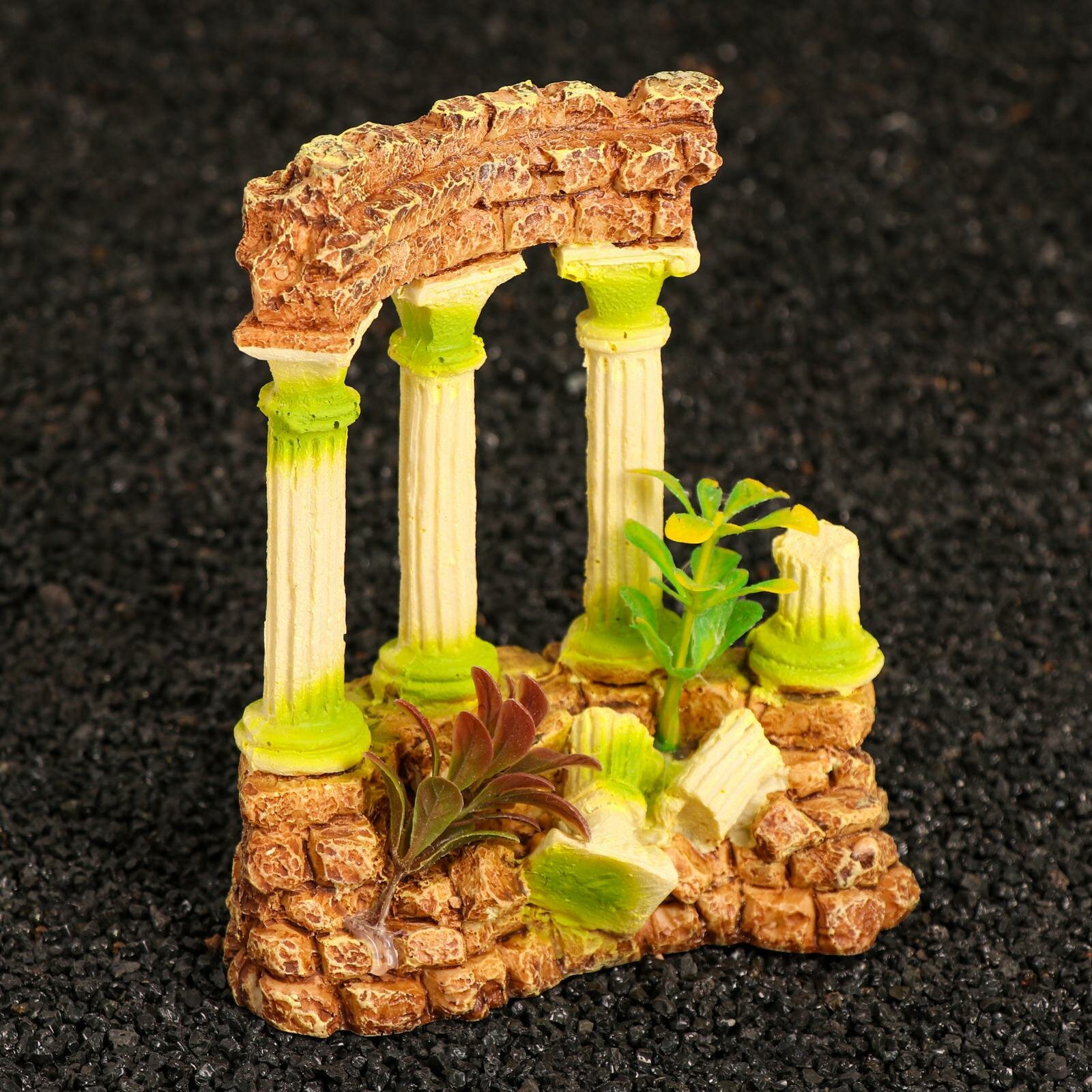 Аквадекор  Античные руины   14 х 7 х 16 см