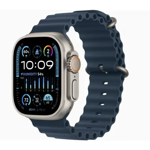 Часы Apple Watch Ultra 2 Titanium Case with Blue Ocean Band One Size 9481000₽
