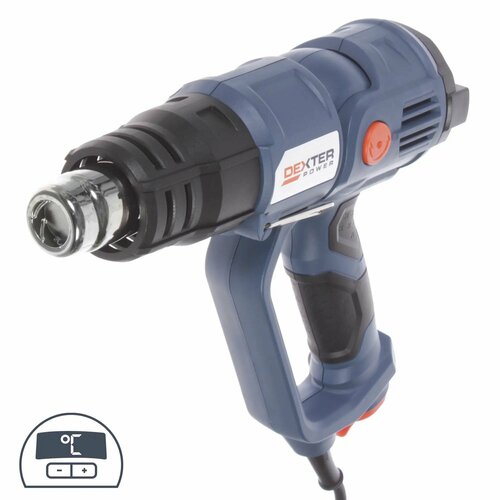 Фен технический Dexter HG-DP2000-LCD 2000 Вт c дисплеем 6778₽