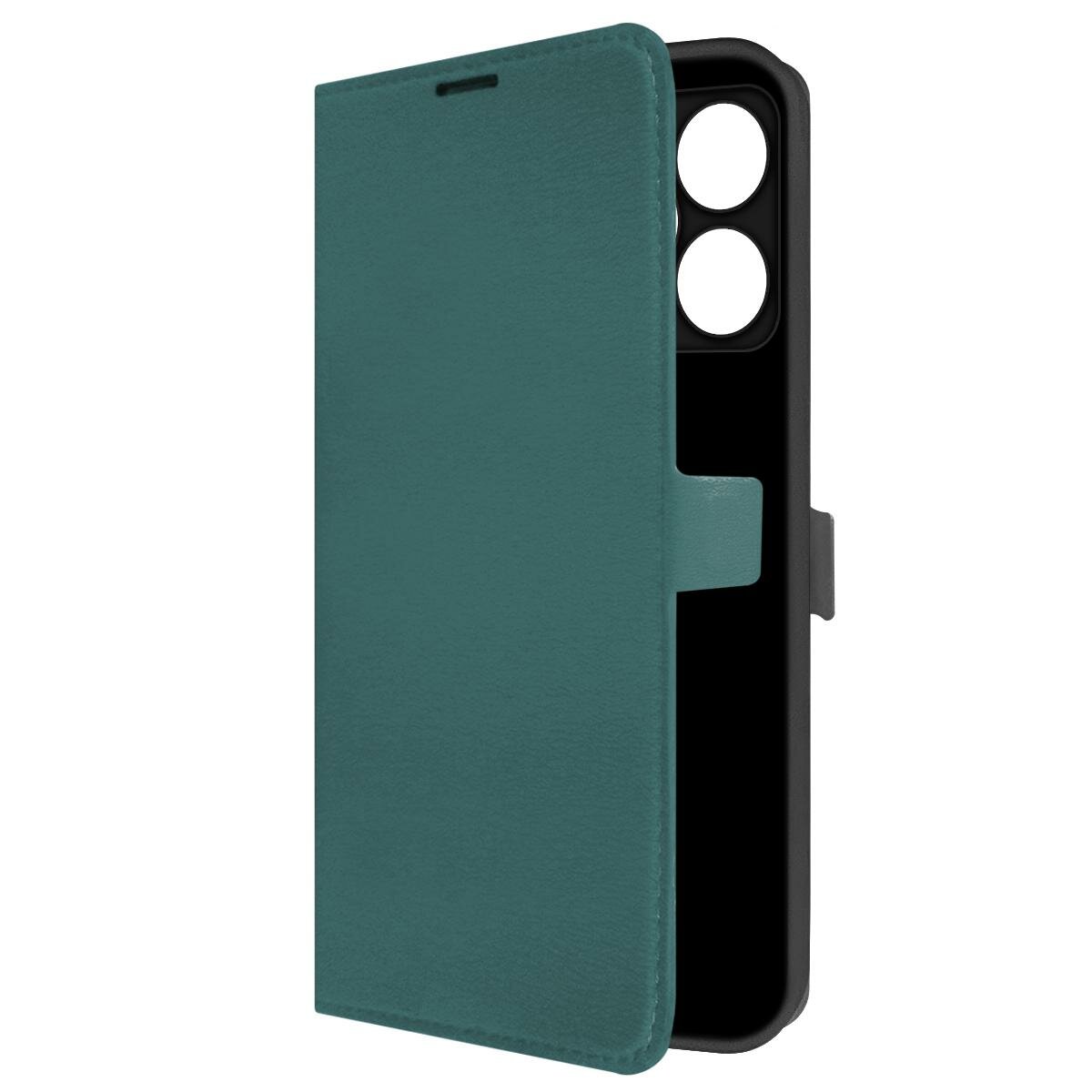 Чехол-книжка Krutoff Eco Book для Realme C51/C53/Note 50 зелёный опал
