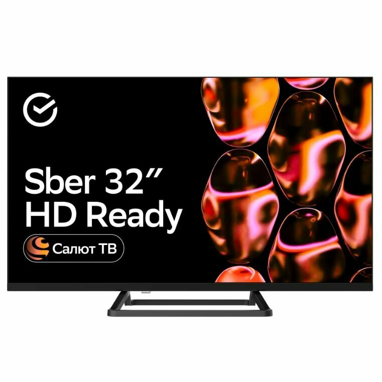 Телевизор LED SBER SDX-32H2128B HD Smart (Салют)