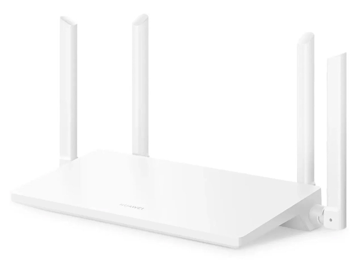 Маршрутизатор (роутер) Huawei WS7001 V2, 3xLAN 1000, WiFi 802.11ax до 1500 Мбит/с (2,4 и 5 ГГц) WiFi AX2, Белый 53030ADX