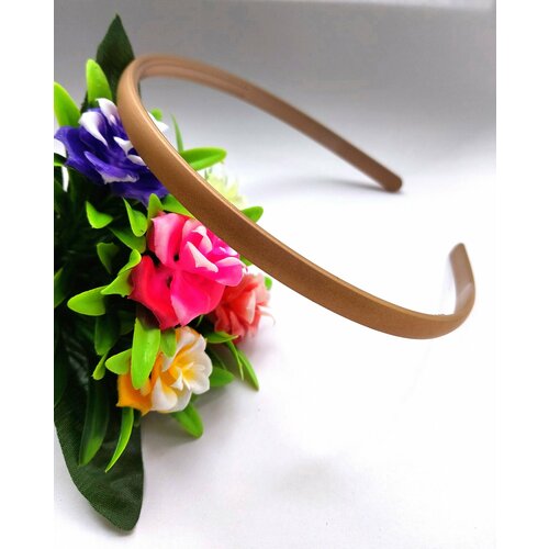 Бежевый тонкий ободок для волос MaYl 332₽