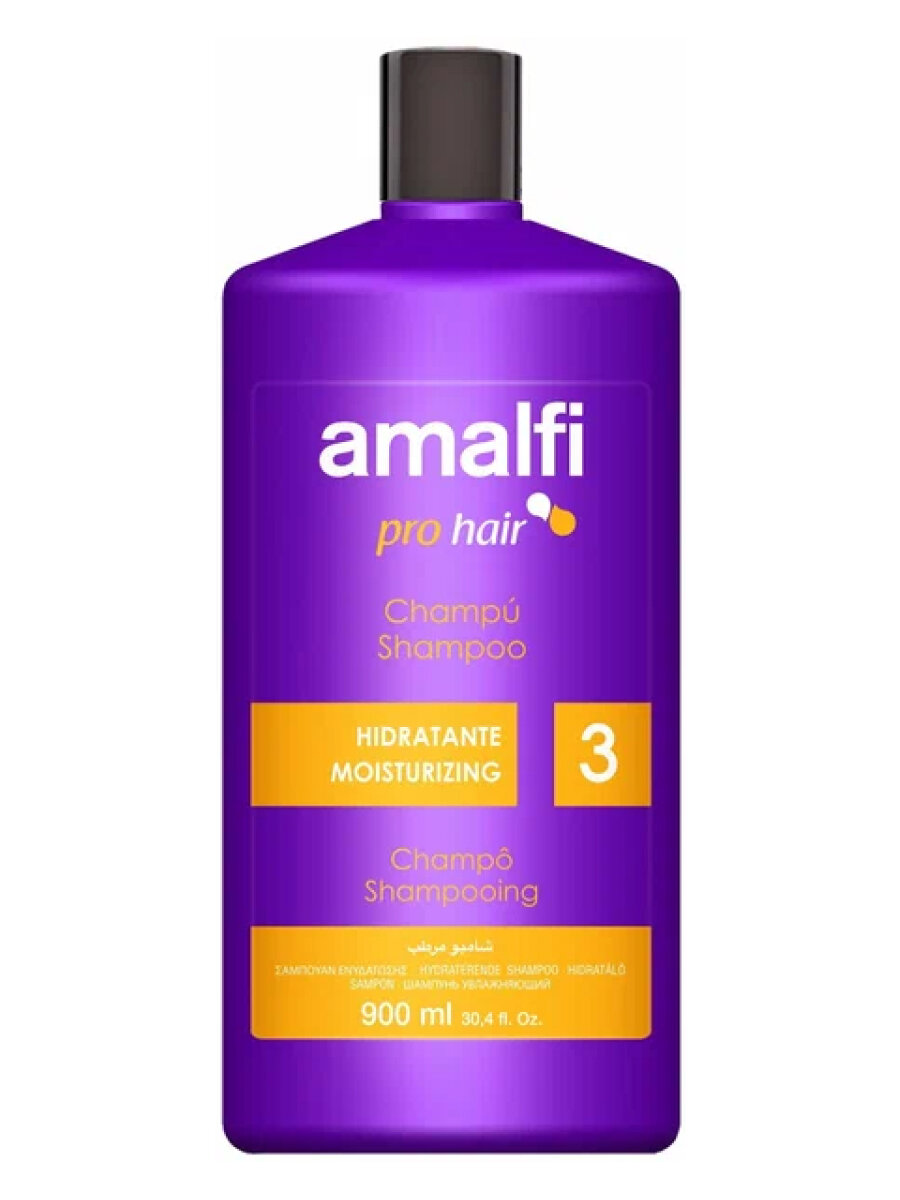 Amalfi Шампунь Профессиональный Увлажняющий "Moisturizing", для всех типов волос 900 мл