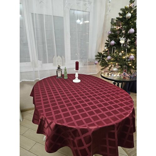 Овальная скатерть 150х250 Stiletex