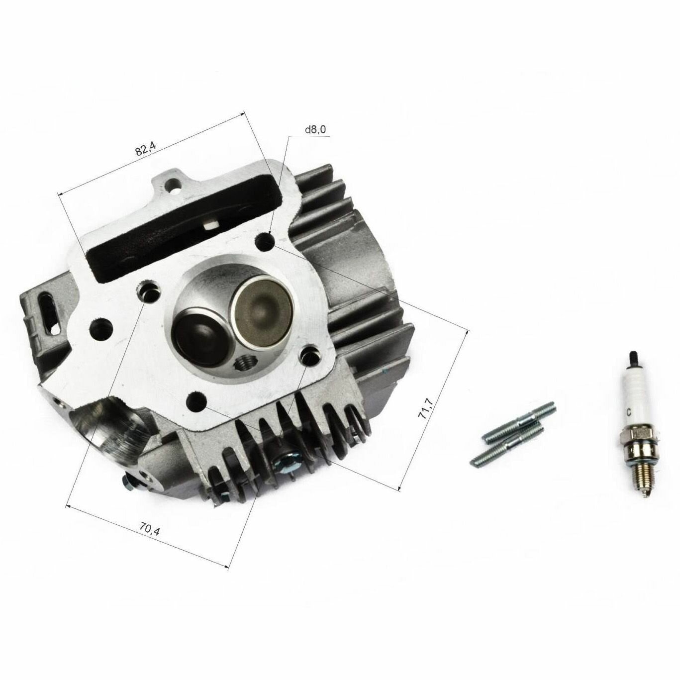 Головка цилиндра в сборе 154FMI 125см3 (d54)