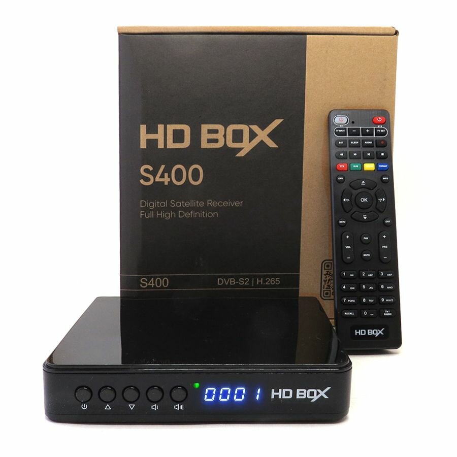 Спутниковый HDTV ресивер HD BOX S400 H.265