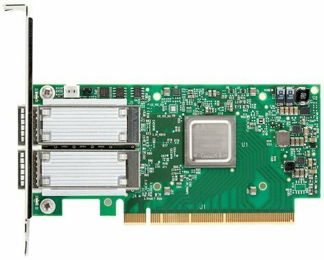 Сетевая карта Mellanox MCX516A-GCAT - PCI Express 4.0 x16, 1000/10000/25000 Мб/с