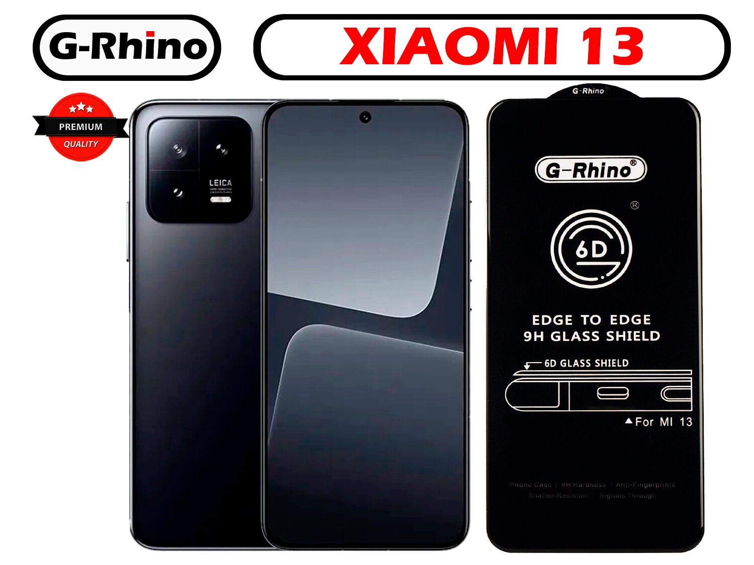 Защитное стекло G-Rhino для Xiaomi 13 Ксиаоми 13