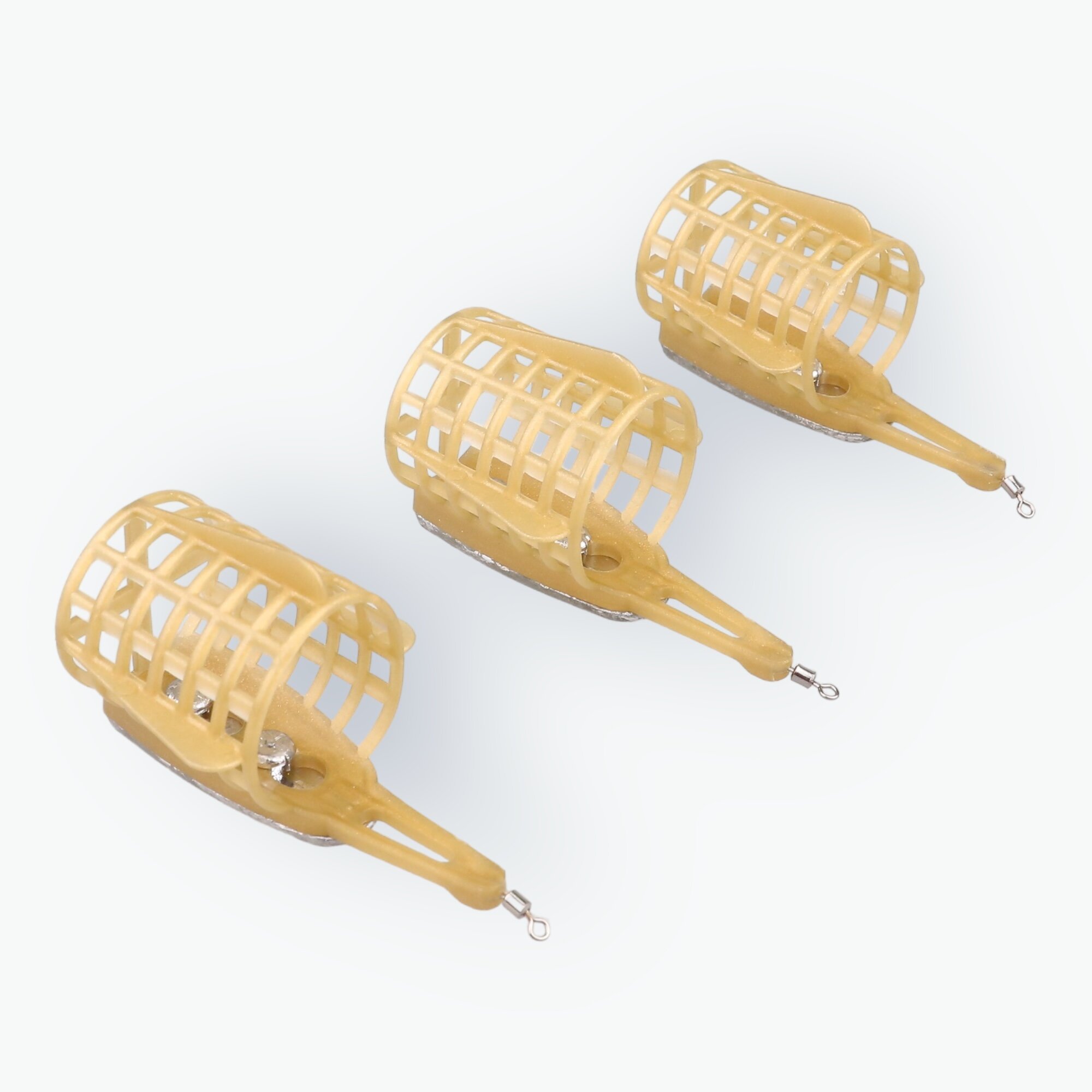 Кормушка фидерная пластиковая с дном сталкер - Вес 40 гр - В наборе 3 шт