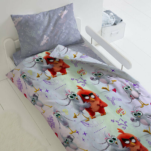 Комплект постельного белья 1,5 спальный из бязи с одной наволочкой 