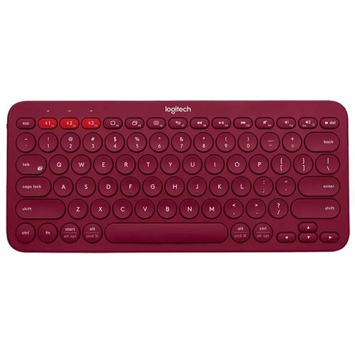 Беспроводная клавиатура Logitech K380 Multi-Device, английская/русская (ANSI) красный