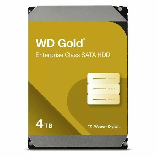Жесткий диск WD Gold WD4004FRYZ 4ТБ HDD SATA III 35 24288₽