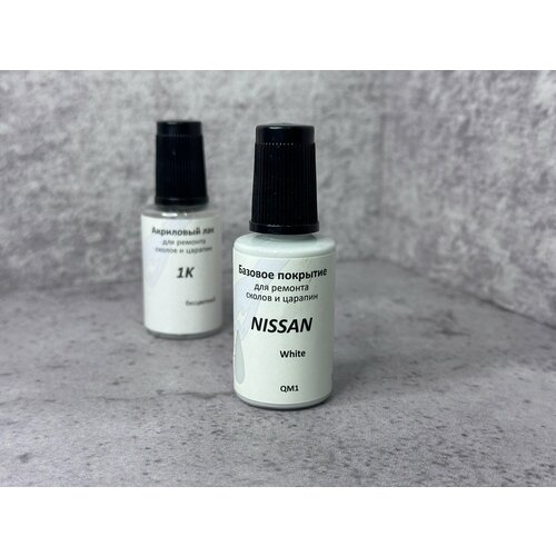 Средство для ремонта царапин и сколов для NISSAN цвет QM1 - White