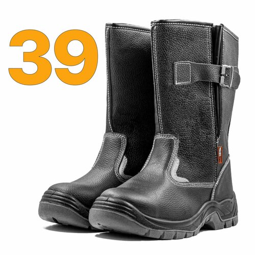 Сапоги рабочие на двухслойной ПУ/ПУ подошве от Балтобувь 4218M черный, черный, размер 39