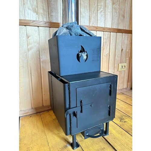 Печь для бани с каменкой