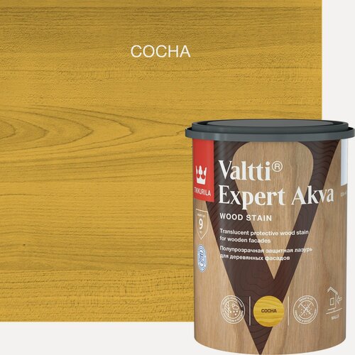 Изображение товара Лазурь Tikkurila декоративно-защитная VALTTI EXPERT AKVA сосна 0,9л