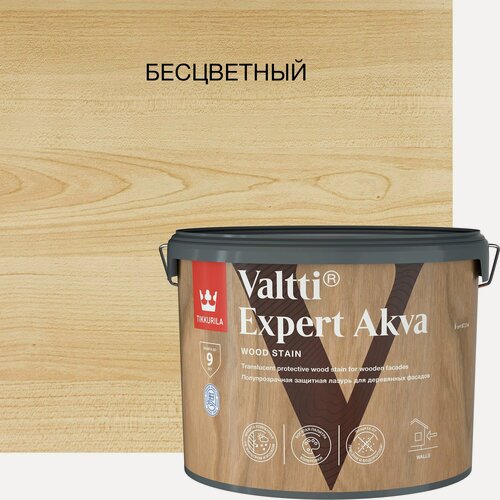 Изображение товара Лазурь Tikkurila декоративно-защитная VALTTI EXPERT AKVA EP 9л