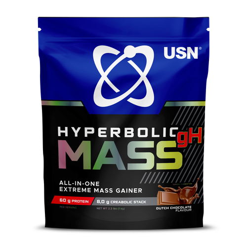 Гейнер USN Hyperbolic Mass, 1000 г. вкус шоколад