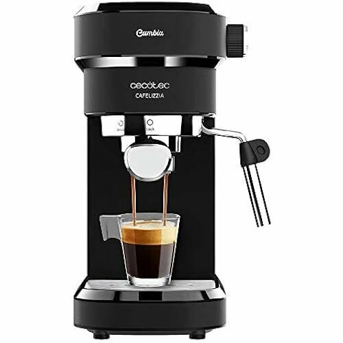 Эспрессо-машина Cecotec Cafelizzia 790 Black для приготовления эспрессо и капучино Система быстрого нагрева давление 20 бар автоматический режим для 1 и 2 порций кофе поворотная паровая трубка резервуар 12 л 27452₽
