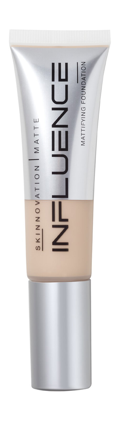 INFLUENCE BEAUTY Тональная основа для лица Skinnovation I Matte матирующая, 25 мл, 02 Светло-бежевый