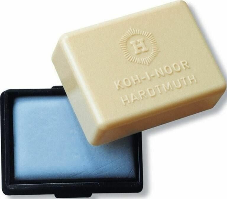Ластик-клячка, набор 3 штуки, KOH-I-NOOR 35*23*7мм в футляре 6422/15