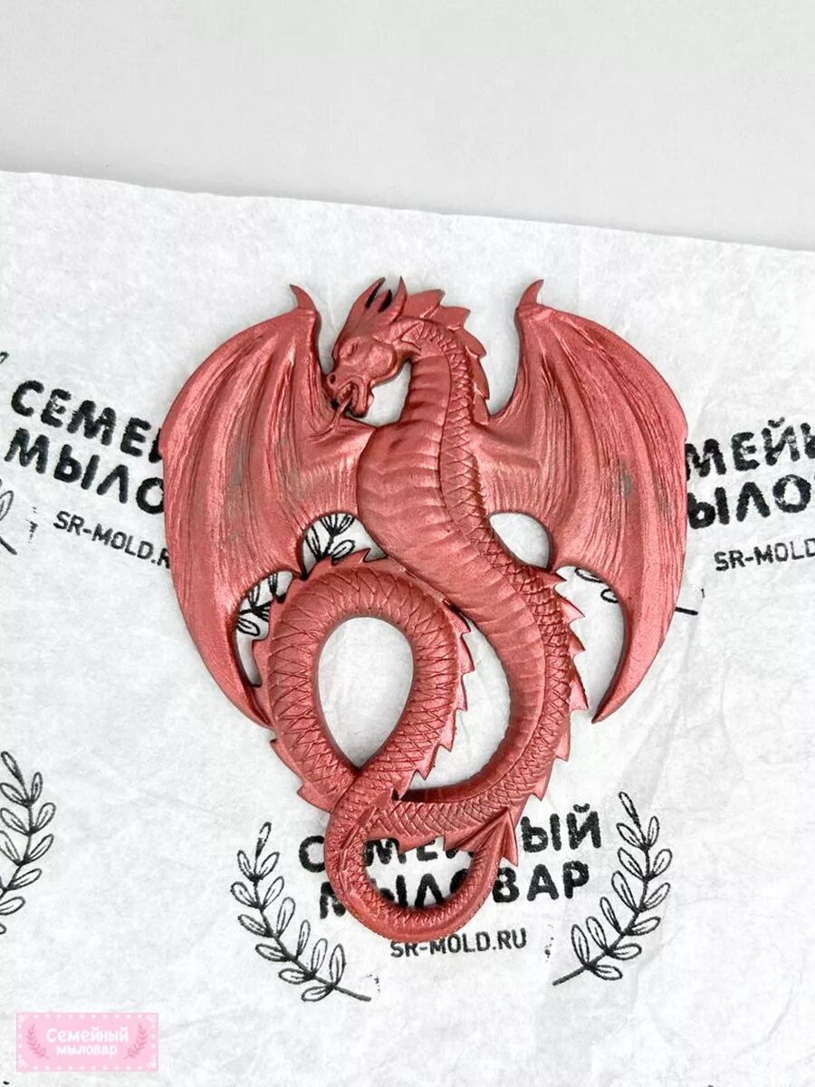 Силиконовая форма / молд для рукоделия Дракон — фото 1