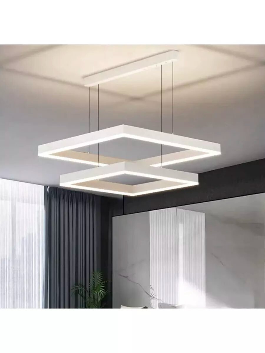 фото Современная потолочная подвесная люстра