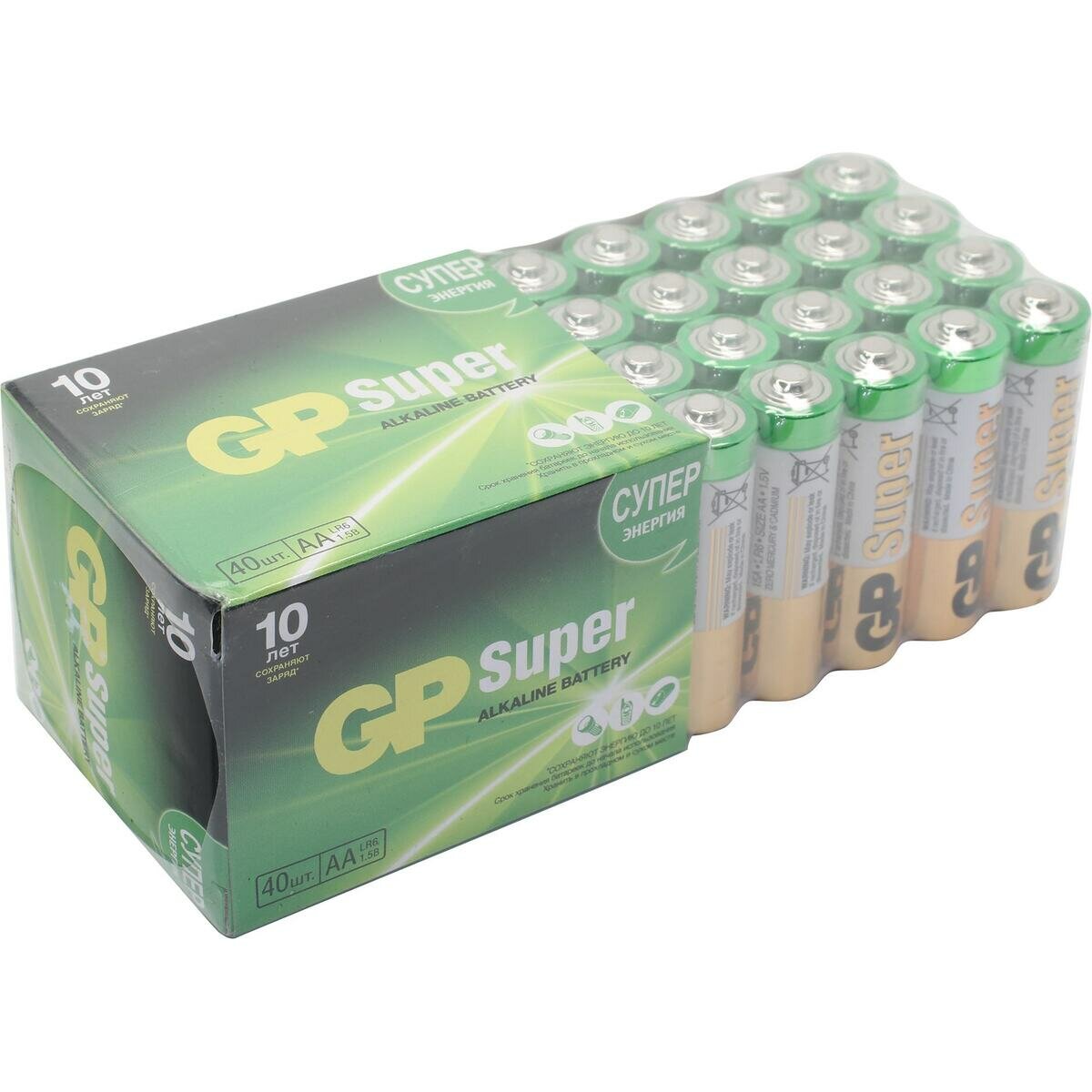 Батарейки Gp 15A-2CRVS40