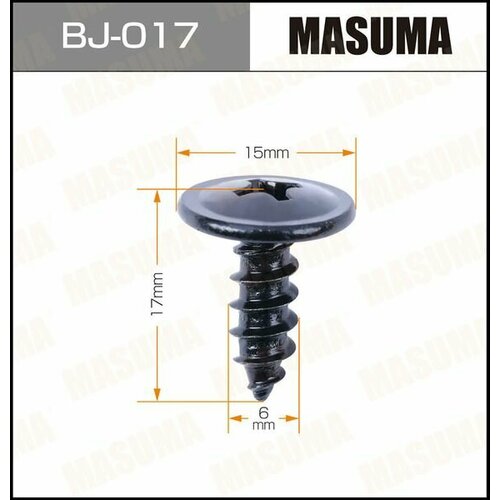 Саморез Masuma 6x17мм набор 10шт BJ-017 259₽
