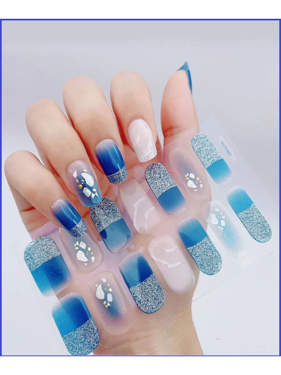 Наклейки для ногтей пленки для маникюра — фото 1