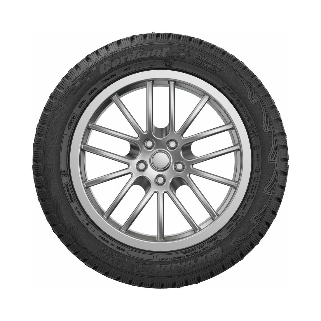 Зимняя шипованная шина Cordiant Snow Cross 175/70 R13 82T шип