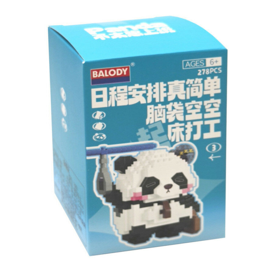 Конструктор Balody Мини Панда с пропеллером (мини детали) 16351-3 — фото 1