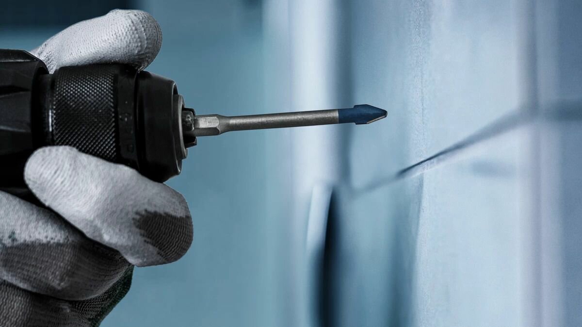 Сверло по твердой плитке Bosch EXPERT с шестигранным хвостовиком 6x90 мм-AJ — фото 1