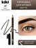 Карандаш для бровей kiki eyebrow matte тон 67 серо-коричневый с щ...