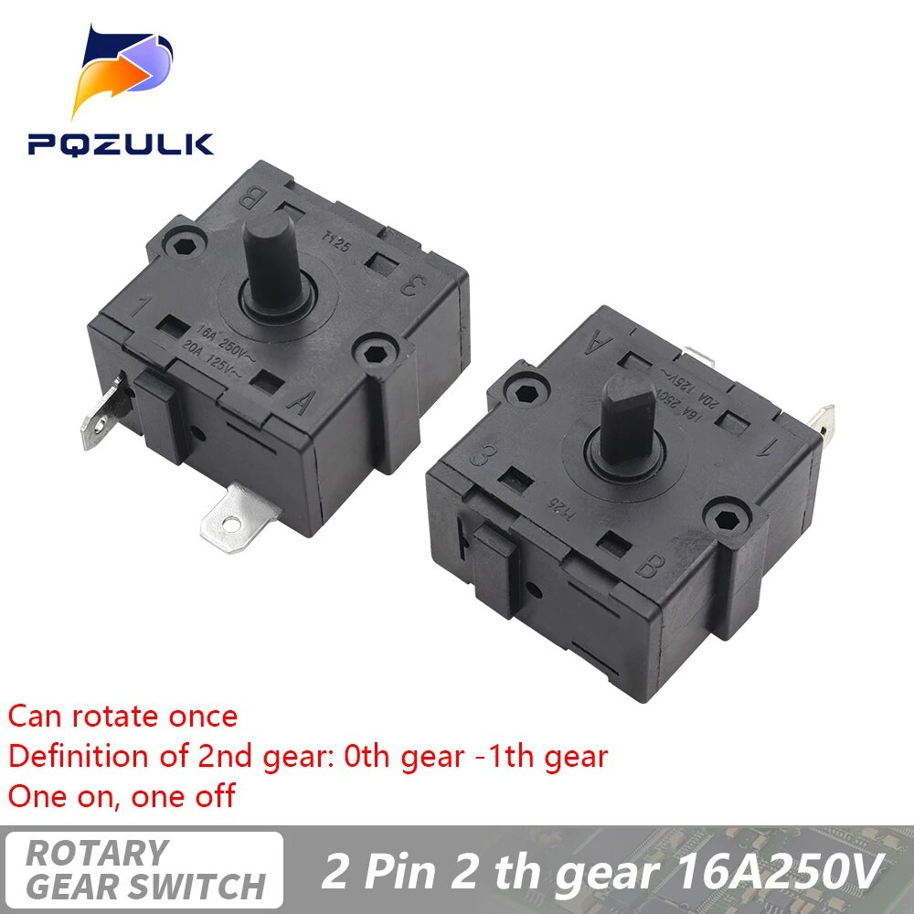 Переключатель для электрического нагревателя PQZULK, 2 Pole 2