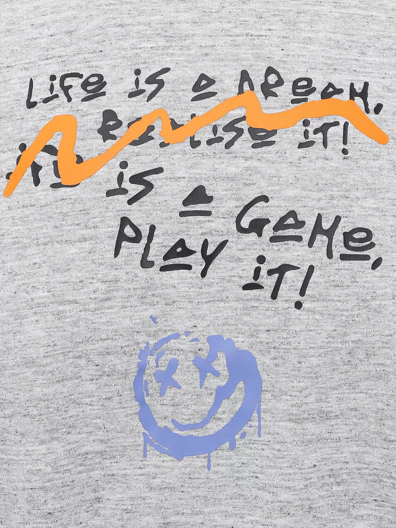 Футболка JUST CLOTHES, размер 50, серый — фото 1