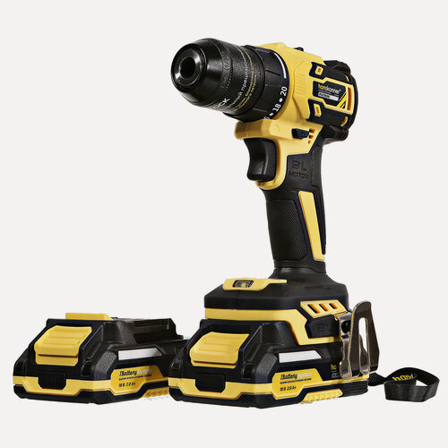 Изображение товара Шуруповерт HANSKONNER HCD2065C Регулировка оборотов - Есть Тип инструмента - Аккумуляторный Реверс - Есть