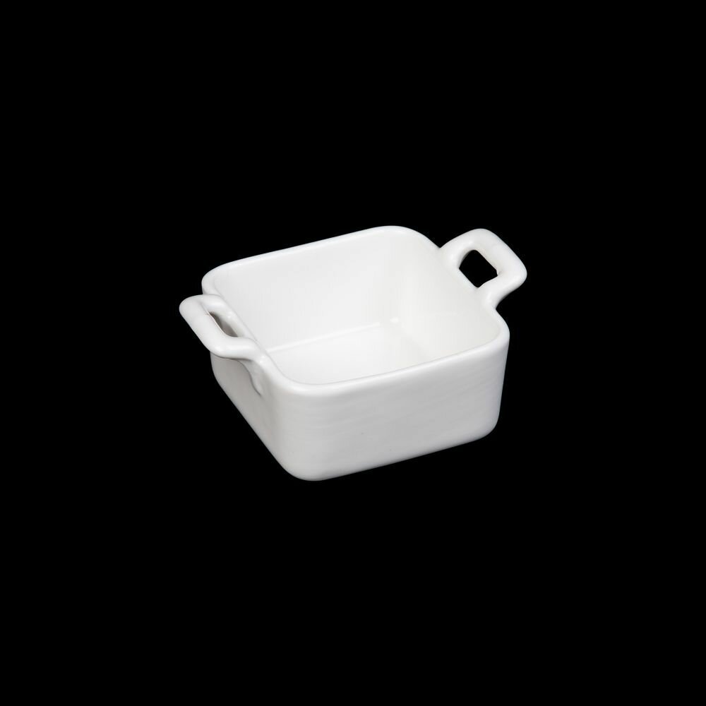 Сковорода керамическая порционная  Corone  квадратная 13х13см 450мл с 2 мя ручками