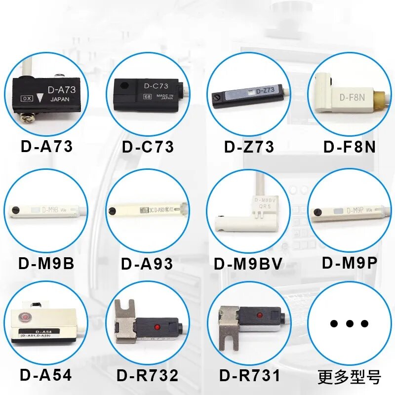 10 шт, пневматический цилиндр, магнитный тростник, датчик освещенности Z73, C73, A54, флейта J, H, U, F, SMC, размер M9N, M9NV, M9PV, M9BV, D-Z73