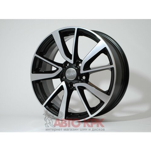 K&K КС699 17 5x114,3 7 39 60,1 BLACK-FP диски на тойоту
