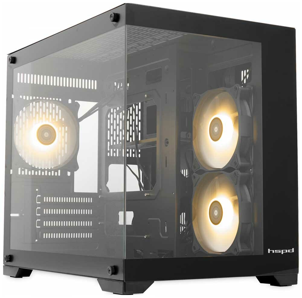 Компьютерный корпус HSPD F330 (F330-TGBK-ARGB)