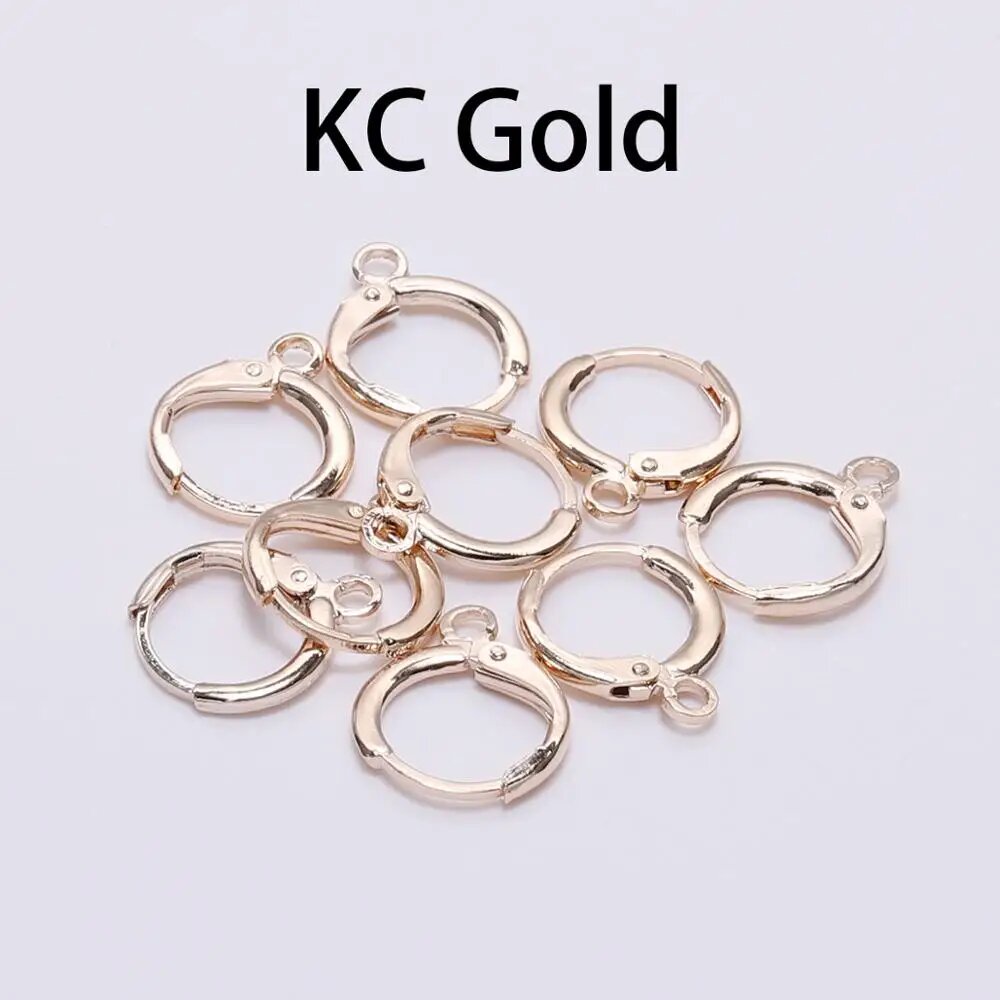 Золотые крючки для сережек KC Gold, 20 шт.
