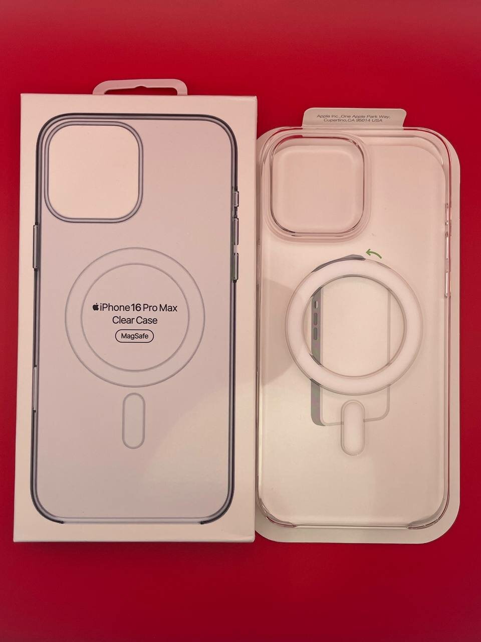Чехол MagSafe Clear Case iphone 16 Pro Max/пластиковый/тонкий/не желтеет