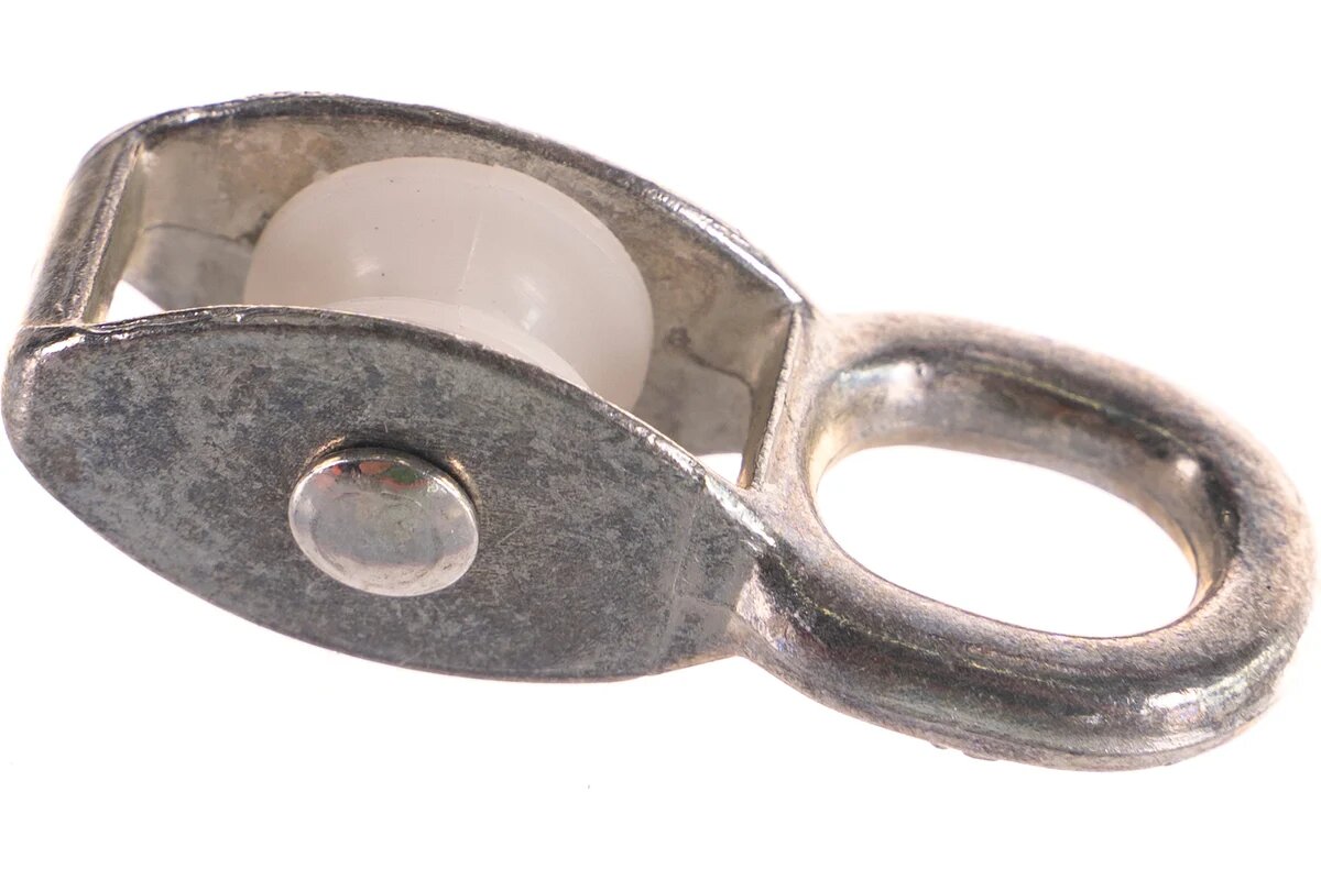 Tech-Krep Блок для троса одинарный оцинк. нейлон. шкив 15мм 1 шт - ярлык 112740