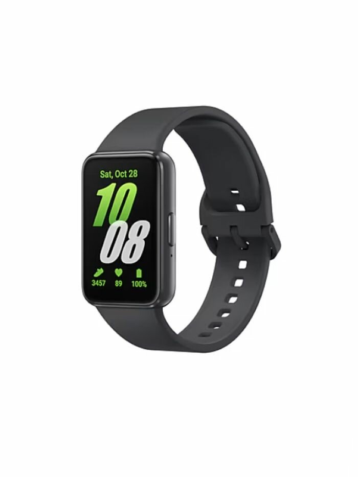 Смарт часы Samsung Galaxy Fit 3, фитнес браслет, R390, графит — фото 1