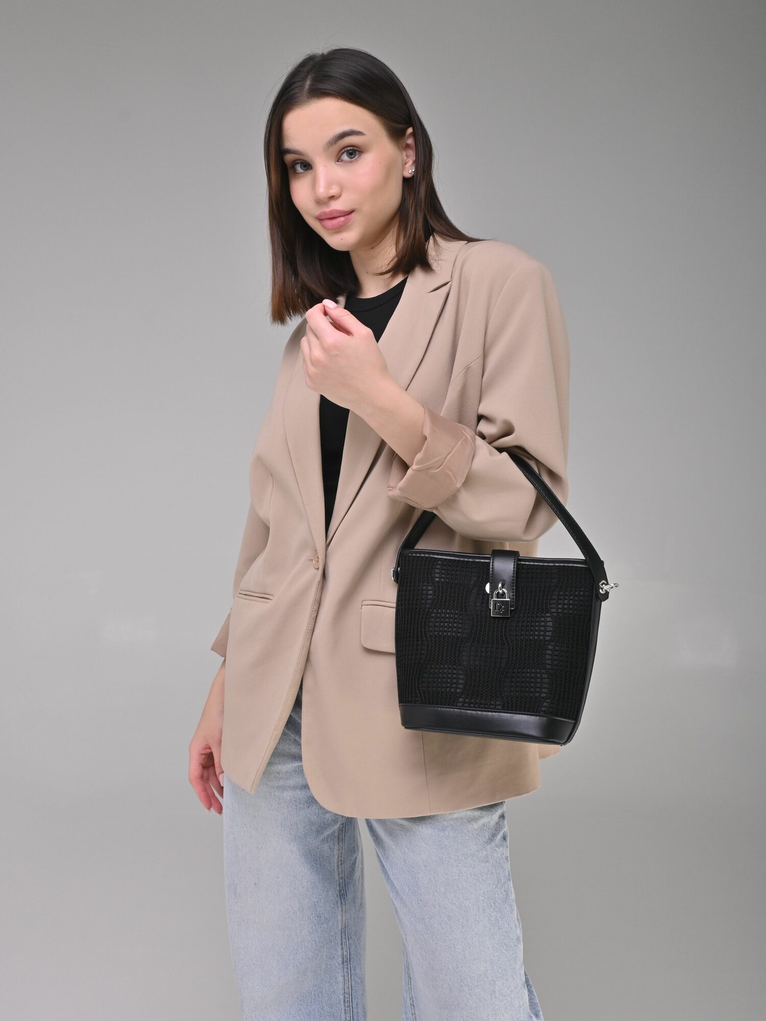 Сумка кросс-боди Daniele Patrici, черный 1 — фото 1