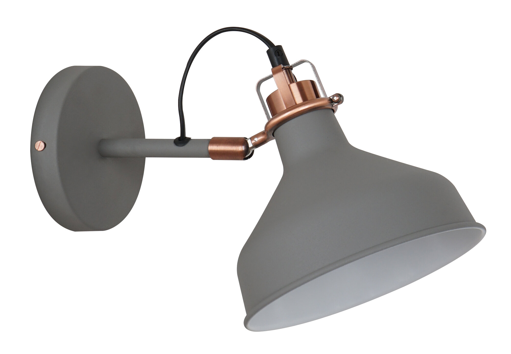 Светильник настенный Camelion WML-425 Amsterdam С73 серый+медь
