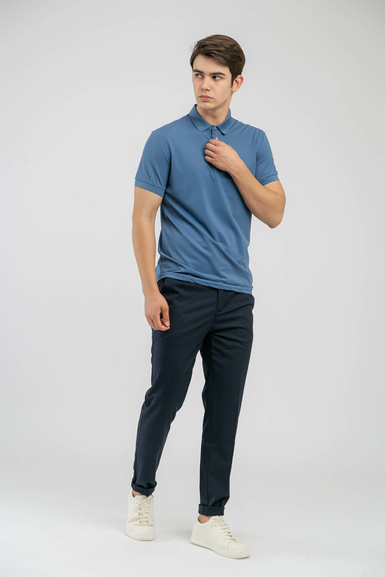 Поло спортивное TERRA PRO, размер S, blue — фото 1