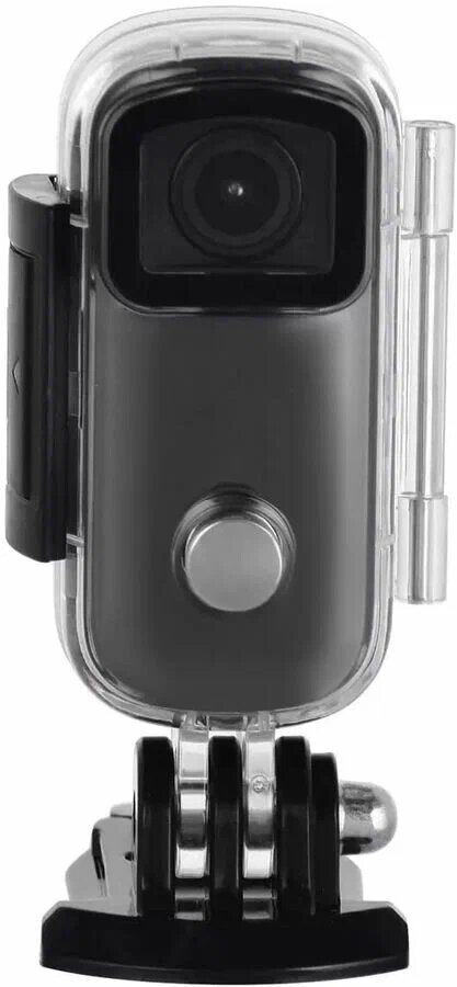 Экшн камера SJCam C100+ черная с креплением, цифровым стабилизатором, водонепроницаемая 4K Ultra HD — фото 1